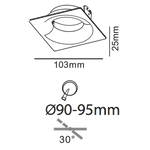 S92 ø90x95mm