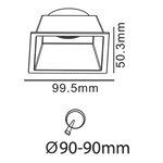 S93 ø90x90mm