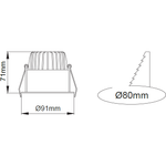 R14030 15W ø80mm - Lumention
