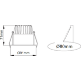 R14030 15W ø80mm - Lumention