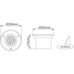 U01615 ø200mm - Lumention