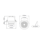 LED INBOUW DOWNLIGHT R17030 - Lumention