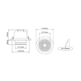 LED INBOUW DOWNLIGHT R17030 - Lumention