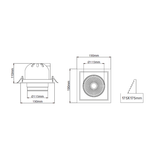 LED INBOUW DOWNLIGHT R17031 - Lumention